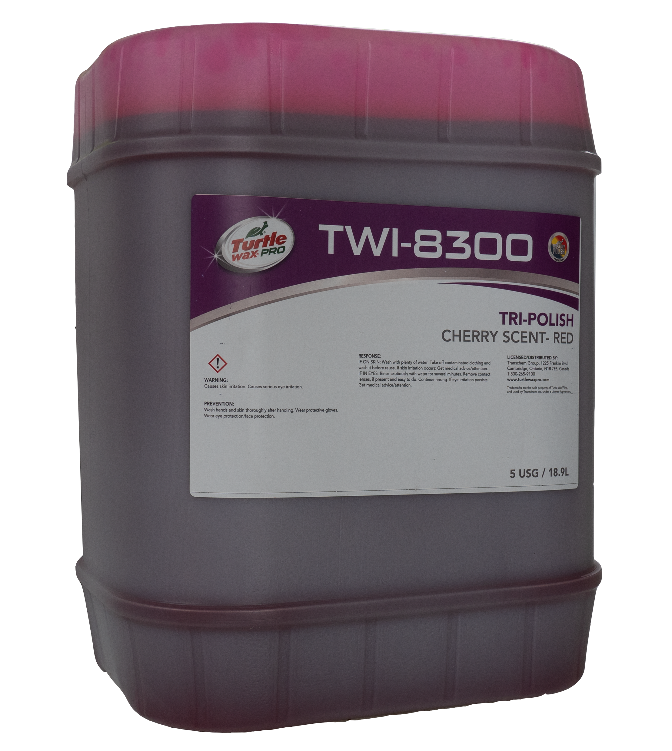 TWI 8300 - Turtle Wax® Pro Tri-Polish with Cherry Scent, Red